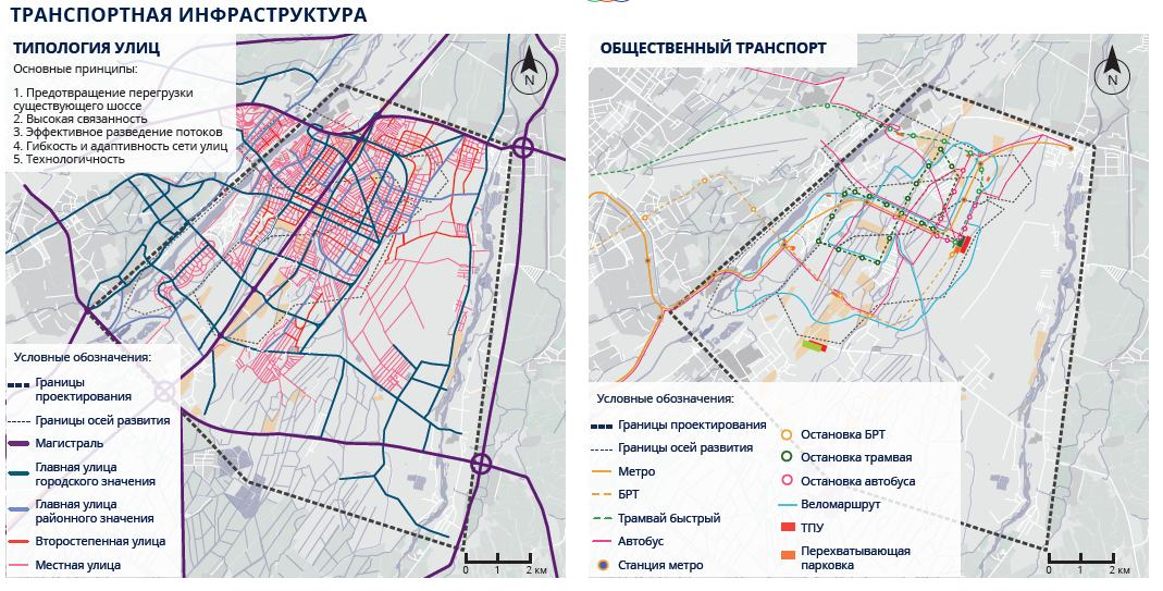 Транспортная инфраструктура: уличная сеть и общественный транспорт